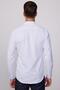 Slim Fit Long Sleeve Button-Down Collar Striped Soft-Textured Cotton Men's Shirt - 5