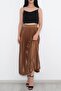 Pleated Skirt Light Brown - 9819.1621 - 2