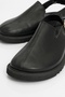 LABY Black Genuine Leather Women's Sandals - 3