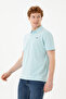 Men's Water Green Basic T-Shirt 50284641-Vr083 - 3