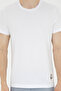 Men's Regular Fit Crew Neck White T-Shirt 50287085-Vr013 - 6