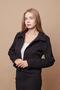 Women's Lycra Cashmere Fabric Collared Pocket Covered Long Sleeve Buttoned Short Blazer Jacket Coat-Black - 3