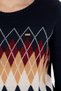 Women's Navy Blue Turtleneck Sweater 50272046-Vr033 - 7