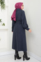 Laci Stamped Coat - Belted and Lined, 16124Bsk984-M - 6