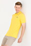 Men's Light Yellow Basic Polo Neck T-Shirt 50262933 -Vr004 - 2