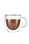 250ml Double Wall Glass Tea Coffee Milk Mug Cup Borosilicate Glass Wine - 3