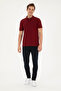 Men's Burgundy Basic T-Shirt 50279573-Vr014 - 4