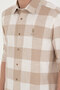 Men's Khaki Long Sleeve Shirt 50283363-Vr027 - 7