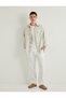 Linen Chino Trousers with Lace-Up Waist and Pocket Detail
