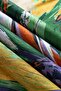 90X90 cm Soft Women's Scarf - Digital Printed Brush Pattern - 4