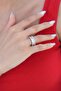 Zircon Stone Silver Color Baguette Women's Ring - 2