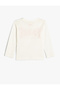 T-Shirt Long Sleeve City Printed Crew Neck Cotton - 2