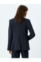 Long Blazer Jacket Double Breasted Regular Fit - 4