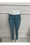 High Waist Lycra Jean Trousers 90 Cm - 2