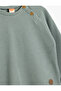 Knitwear Sweater Button Detailed Round Neck Long Sleeve - 3