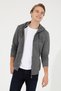 Men's Anthracite Melange Knitted Cardigan 50253125-VR081