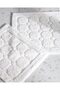 Annabella 2 Pack Cotton Bath Mat - Ecru - 2