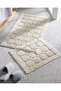 Annabella 2-Piece Cotton Bath Mat - Stone