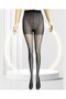 Trendy Glare 30 Den Navy Polka Dot Glittery Cotton Pantyhose - 6