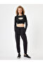 Jogger Sweatpants Waist Lace-Up Extra High Waist Slim Fit Interlock - 2