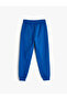 Ribbed Jogger Sweatpants with Tie Waist Pocket Detail - 2