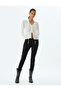 High Waist Jeans Skinny Fit Buttoned Cotton - Skinny Push up Fit Jeans - 2