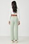 Wide Leg Flared Sweatpants 804 Pistachio Green - 4