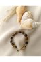 Bracelet Natural Tiger Eye Stone 316L Anti-Tarnish Steel Genuine Beaded Women's Men's Bracelet - 2
