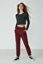 Jogger Cuff Sports Sweatpants 735 Claret Red