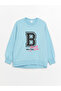 Lw - Crew Neck Printed Long Sleeve Girl's Pajama Set - 2
