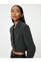 Anthracite Women's Blazer Jacket 5Wak50013Uw