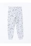 Lcwk Crew Neck Snoopy Printed Long Sleeve Girls Pajamas Set - 7