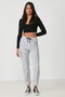 Waist and Legs Pleated Sweatpants 742 Gray - 2