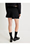 Standard Waist Asymmetrical Double BreastedMiniShorts Skirt - 4