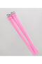 Bracelet Set of 5 Silicone Pink 08 mm Adjustable Bracelet with Charm Attachment