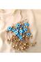 Evil Eye Bead Keychain Blue 10 Pieces Evil Eye Repellent Wooden Beaded Evil Eye Hand Made Wicker Evil Eye Keychain