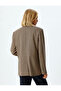 Blazer Jacket Double Breasted Buttoned with Flap Pockets - 4