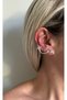 Gold Imported Polar Star Cuff and Earring Set