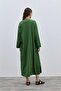 Textured Comfortable Women's Kimono Green - 3