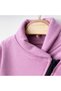 Newborn Girl and Boy Baby Winter Fleece Jumpsuit with Zipper and Stand Collar Sports Jumpsuit Newborn Baby Set - 2