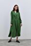 Textured Comfortable Women's Kimono Green - 4