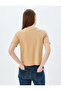 Crew Neck Basic Cotton Short Sleeve T-Shirt - 4
