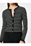Knitwear Cardigan Long Sleeve Round Neck Buttoned Textured - 5