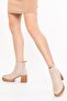Plus-Artı006-0151-S Women's Mink Suede Platform Heeled Boots - 2