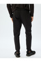 Sports Sweatpants Jogger Waist Lace up Zipper Pocket Detailed Scuba Fabric - 4