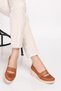 Plus-plus014-14153-7 Genuine Leather Orthopedic Women's Tan Shoes - 3