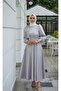 Mia Evening Dress Gray - 3