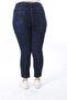 Women's Plus Size Denim Pants Flexible Fabric Pocket Embroidery - 6