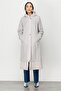 M/C Sportive Full Padded Garni Detailed Sports Coat - Silver