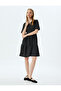 Shirt Dress Mini Polka Dot Buttoned Ruffled - 2